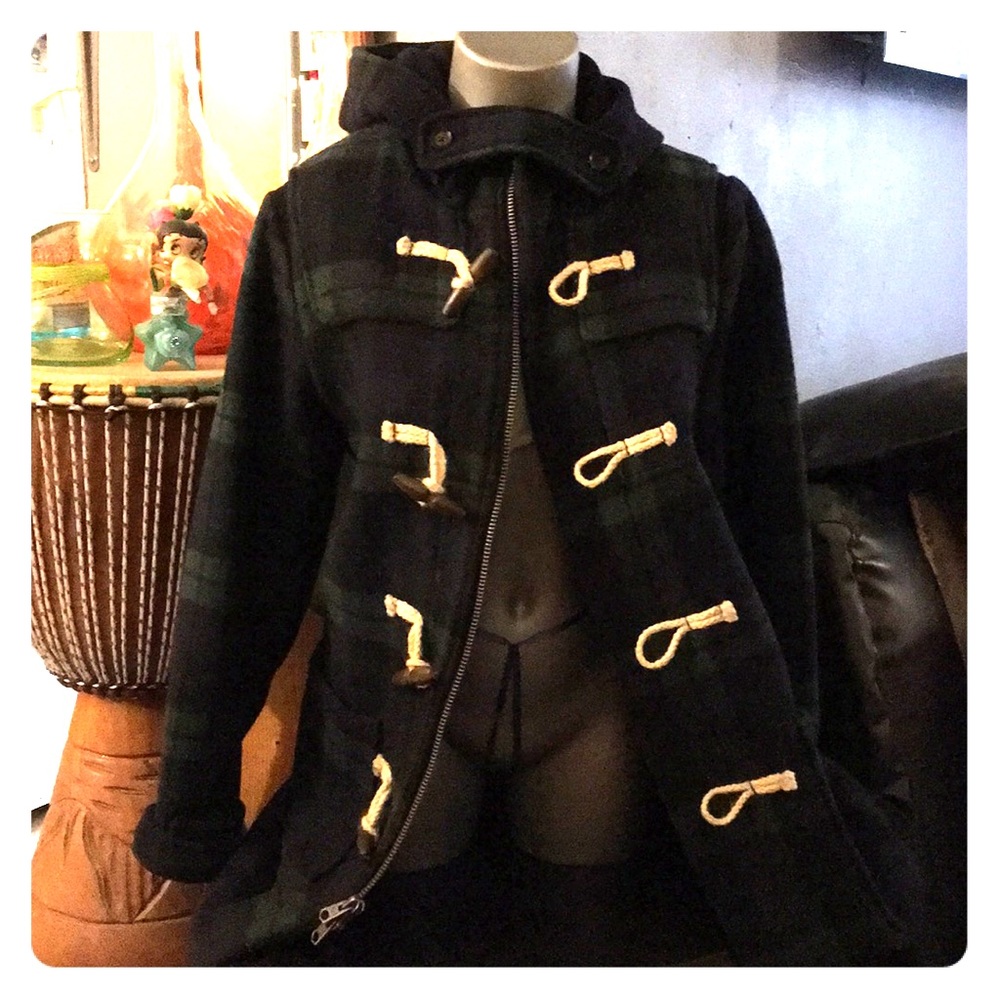 Coat with hoodie n zipper